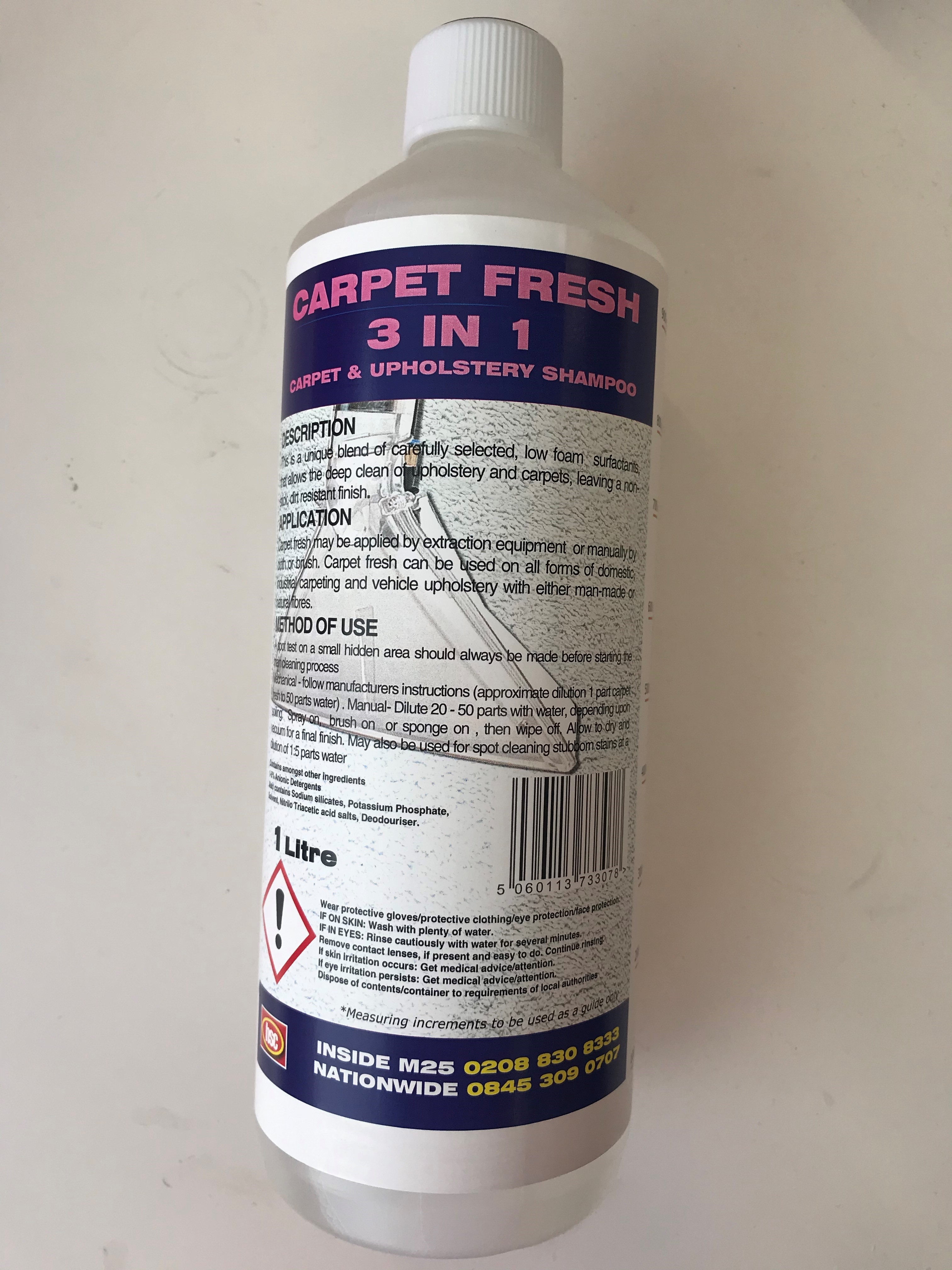 Carpet Fresh CF1L Upholstery Shampoo TA Plant & Tool Hire